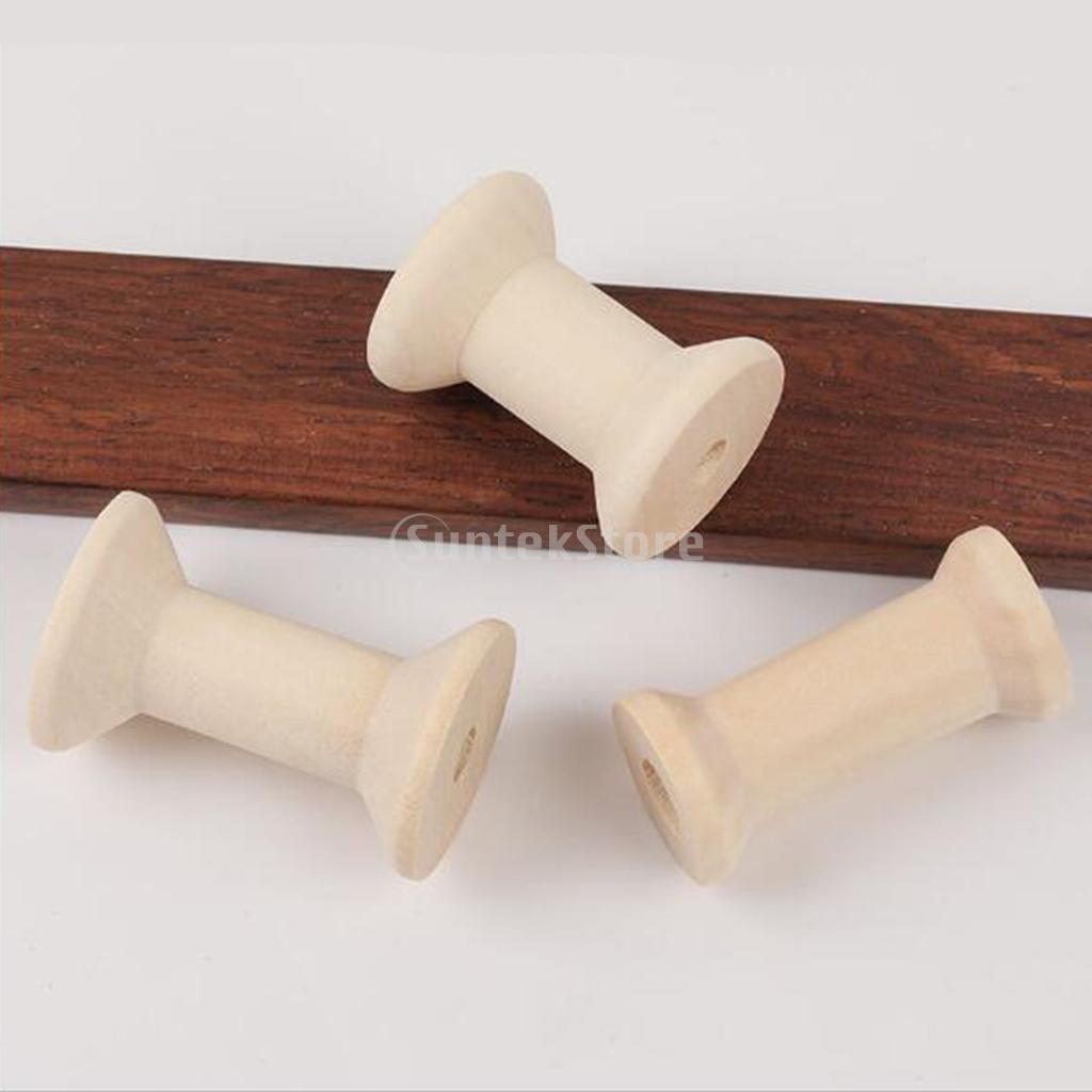 Thread Bobbins Empty - 20 шт. деревянных катушек для ниток,