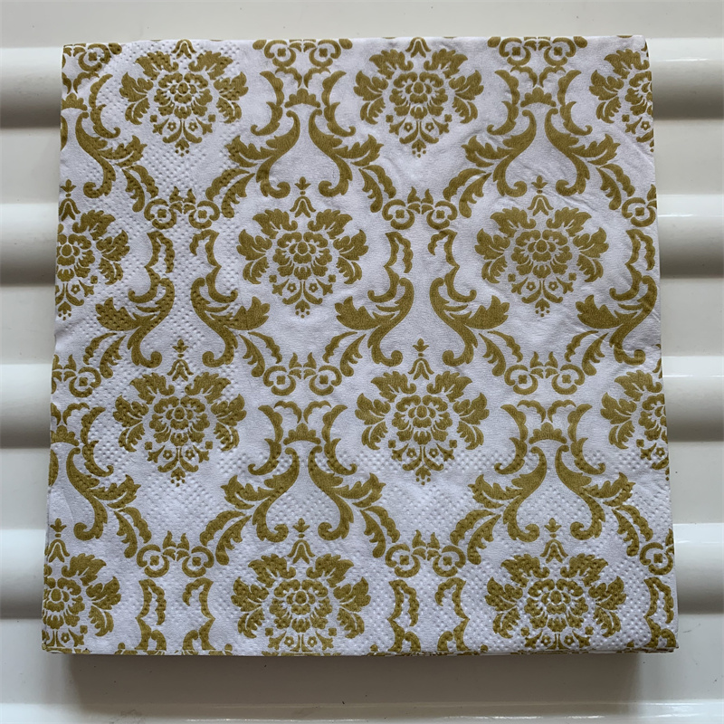 Pattern Tissue Paper - Бумажные салфетки для декупажа, тканевое винтажное