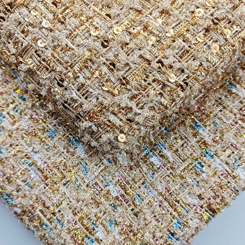 Sewing Tweed - Плетеная твидовая ткань окрашенная в пряжу