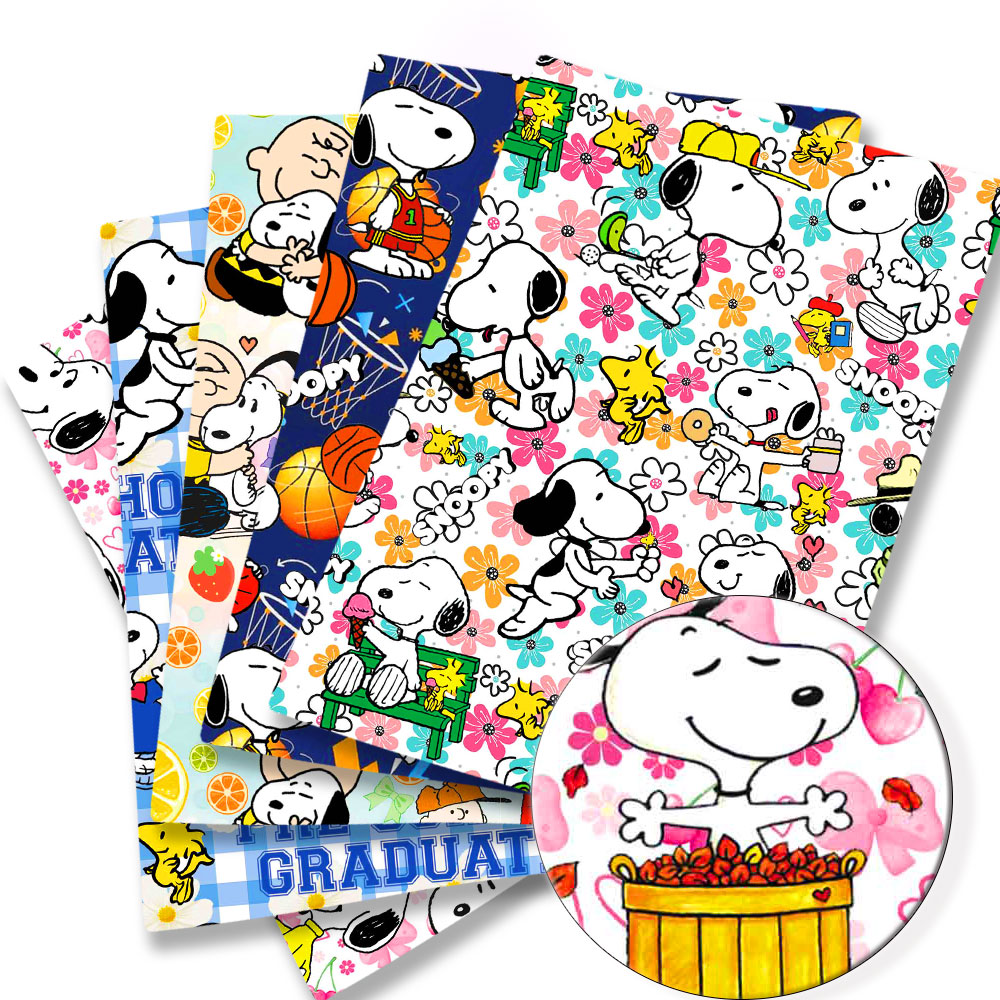 Sewing Production - Ткань TAKARA TOMY Snoopy, 140x50 см,