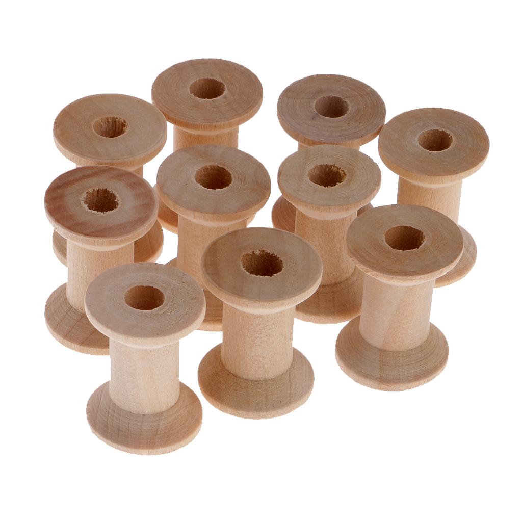 Thread Bobbins Empty - Деревянные пустые шпульки для ниток, швейные