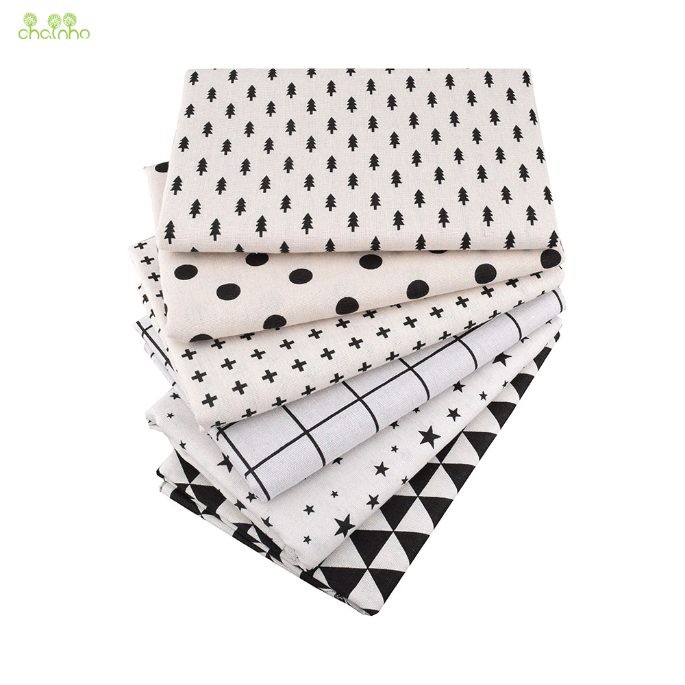 Sewing Geotextile Fabric - Ткань Chainho, хлопково-льняная с принтом, для