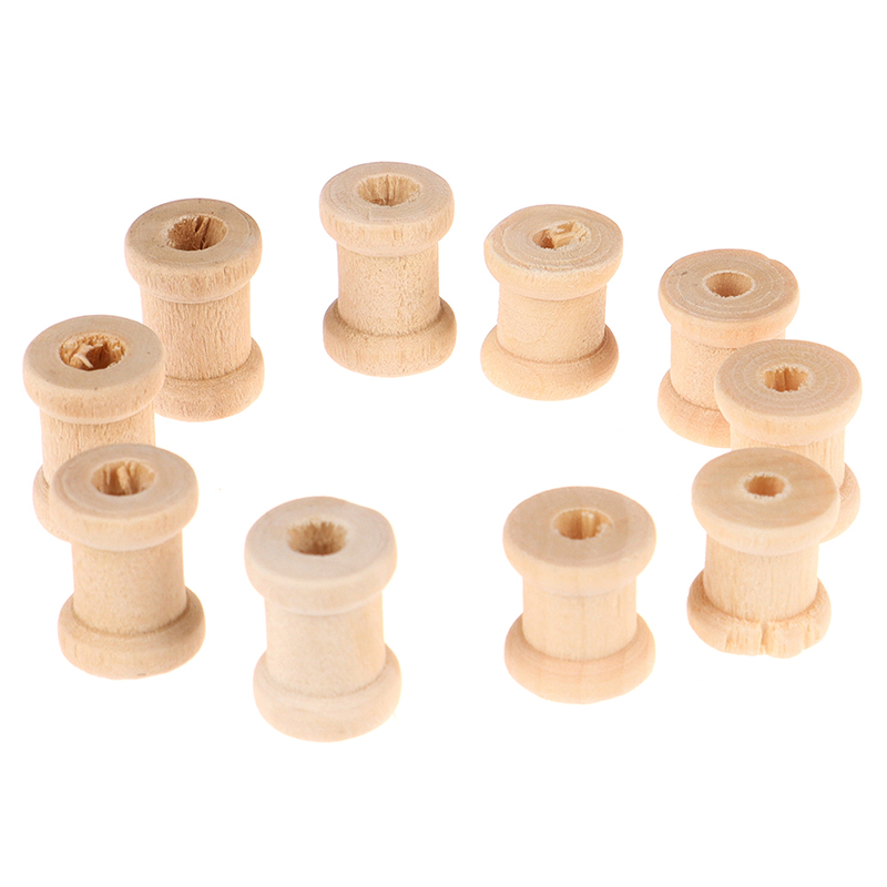 Деревянные пустые катушки для  – обзор и цена Thread Bobbins Empty