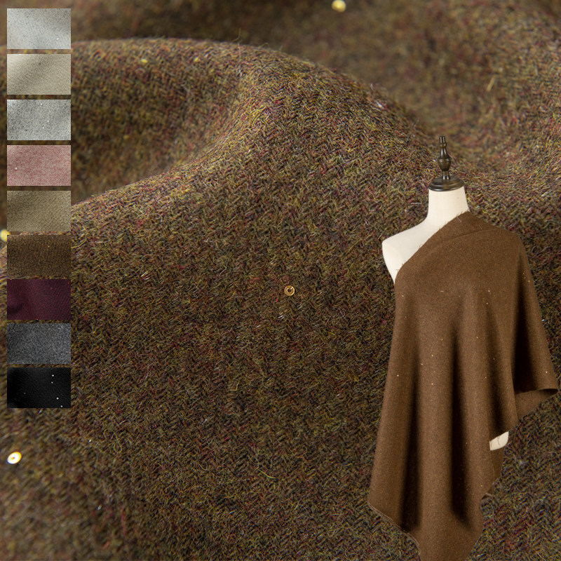 Ткань из смесовой шерсти с пай – обзор и цена Sewing Tweed