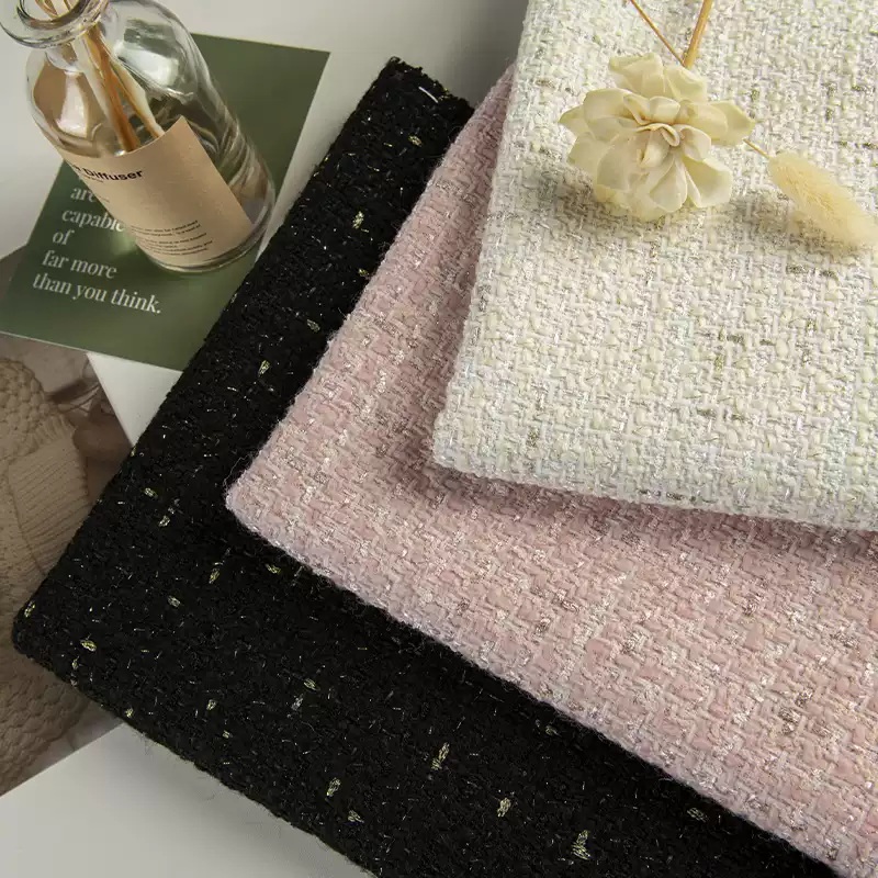 Бежевый цвет и золотая проволо – обзор и цена Sewing Tweed