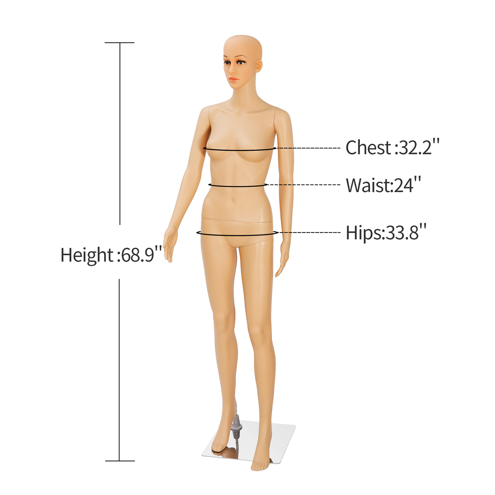 Женский манекен в полный рост  – обзор и цена Dress Form Mannequin