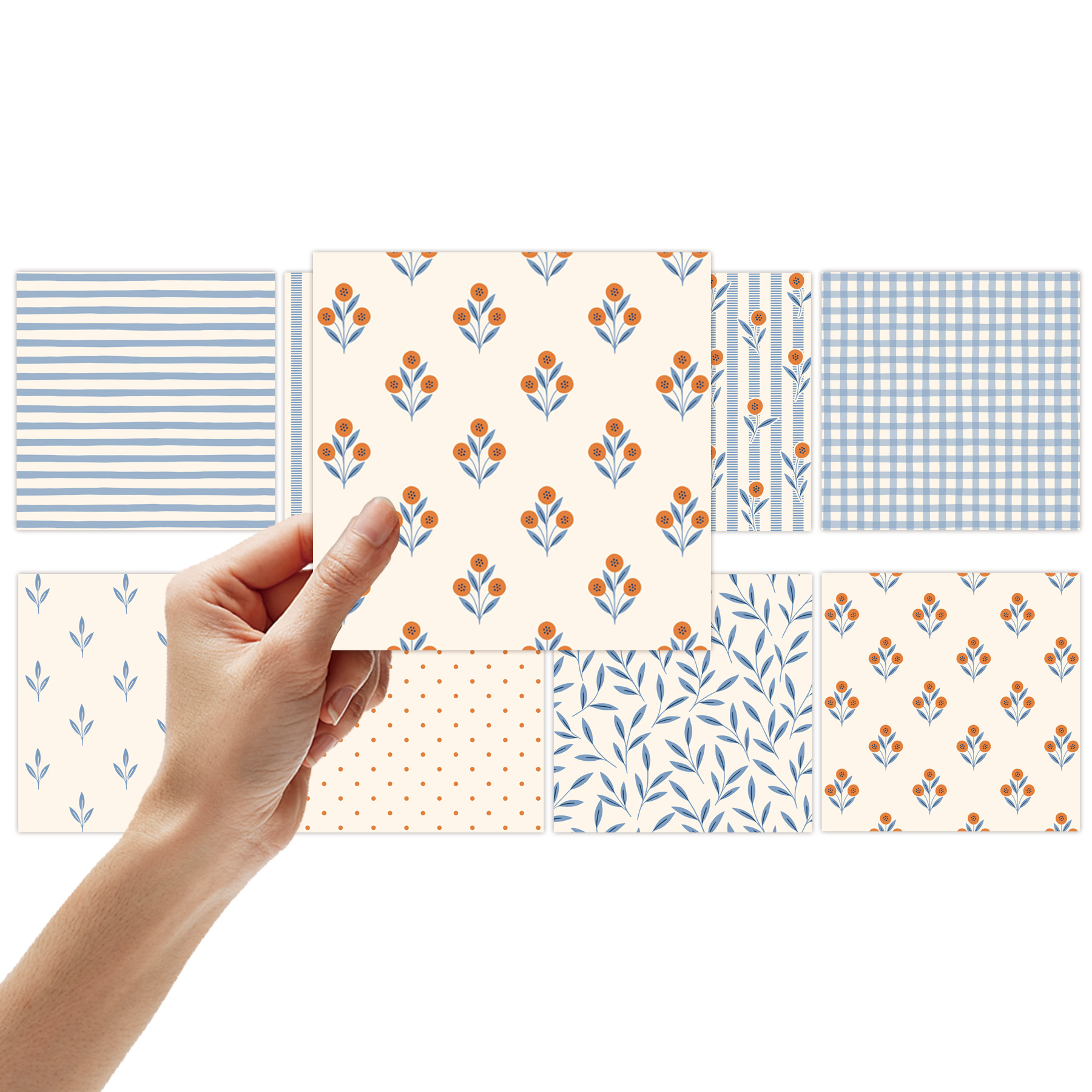 8 листов, свежая клетчатая бум – обзор и цена Pattern Tissue Paper