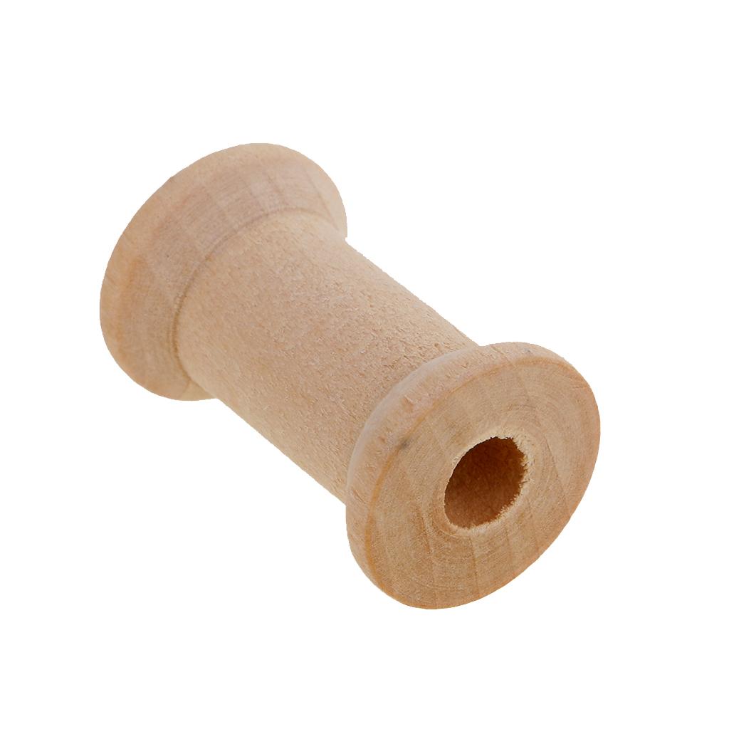 Набор деревянных пустых шпулек – обзор и цена Thread Bobbins Empty