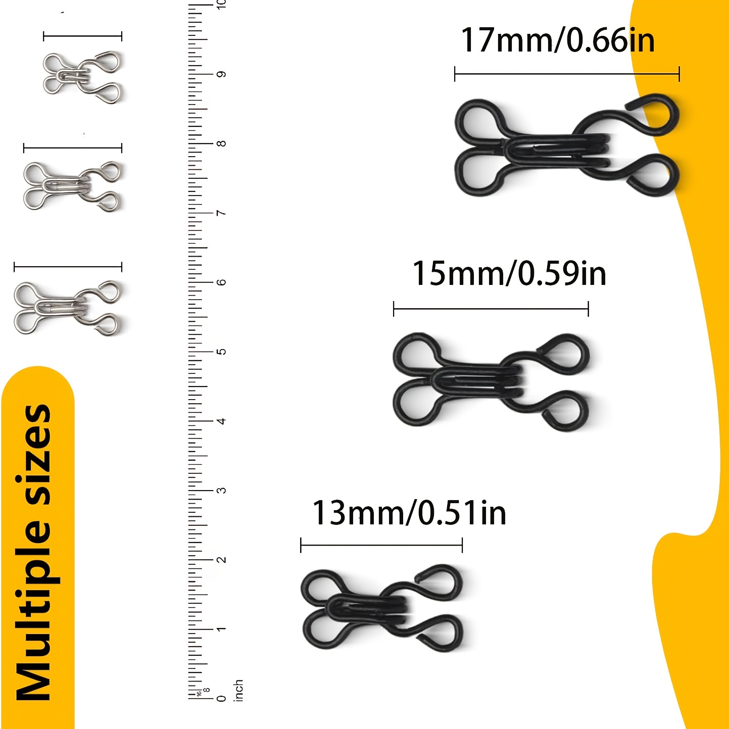 Невидимые металлические крючки – обзор и цена Hook Eye Fastener