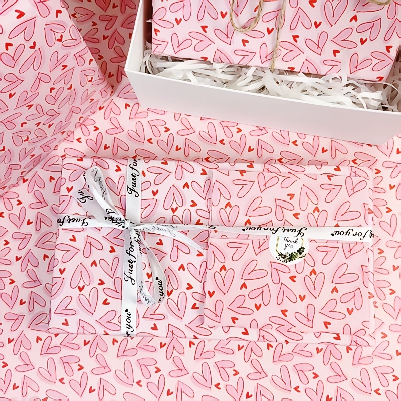 50 листов ярко-розовой упаково – обзор и цена Pattern Tissue Paper