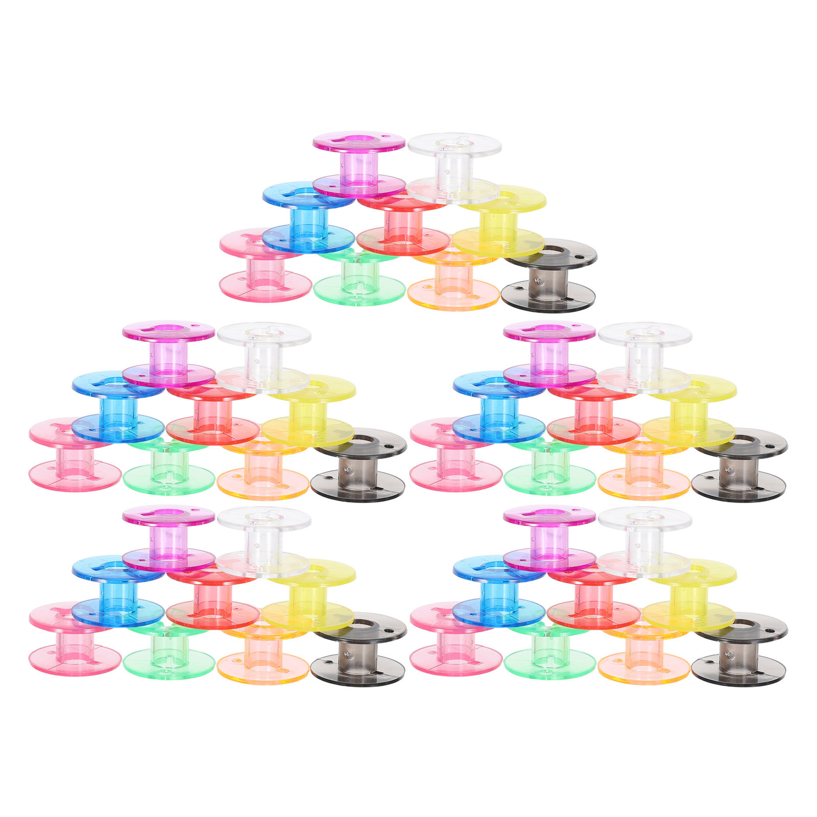 50 шт. пластиковых цветных пус – обзор и цена Thread Bobbins Empty