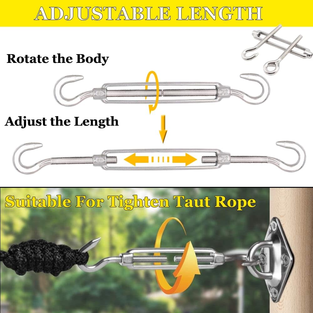 Талрепы OC-типа из нержавеющей – обзор и цена Hook Eye Fastener